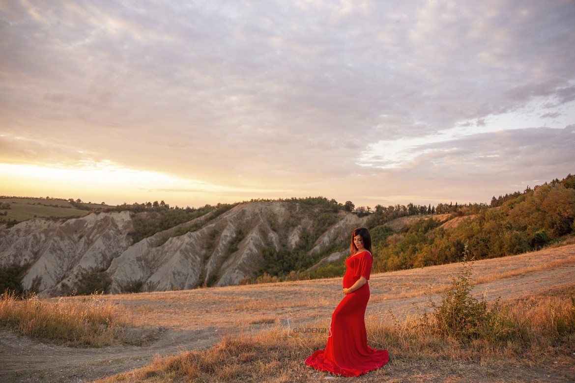 Shooting Maternity al tramonto