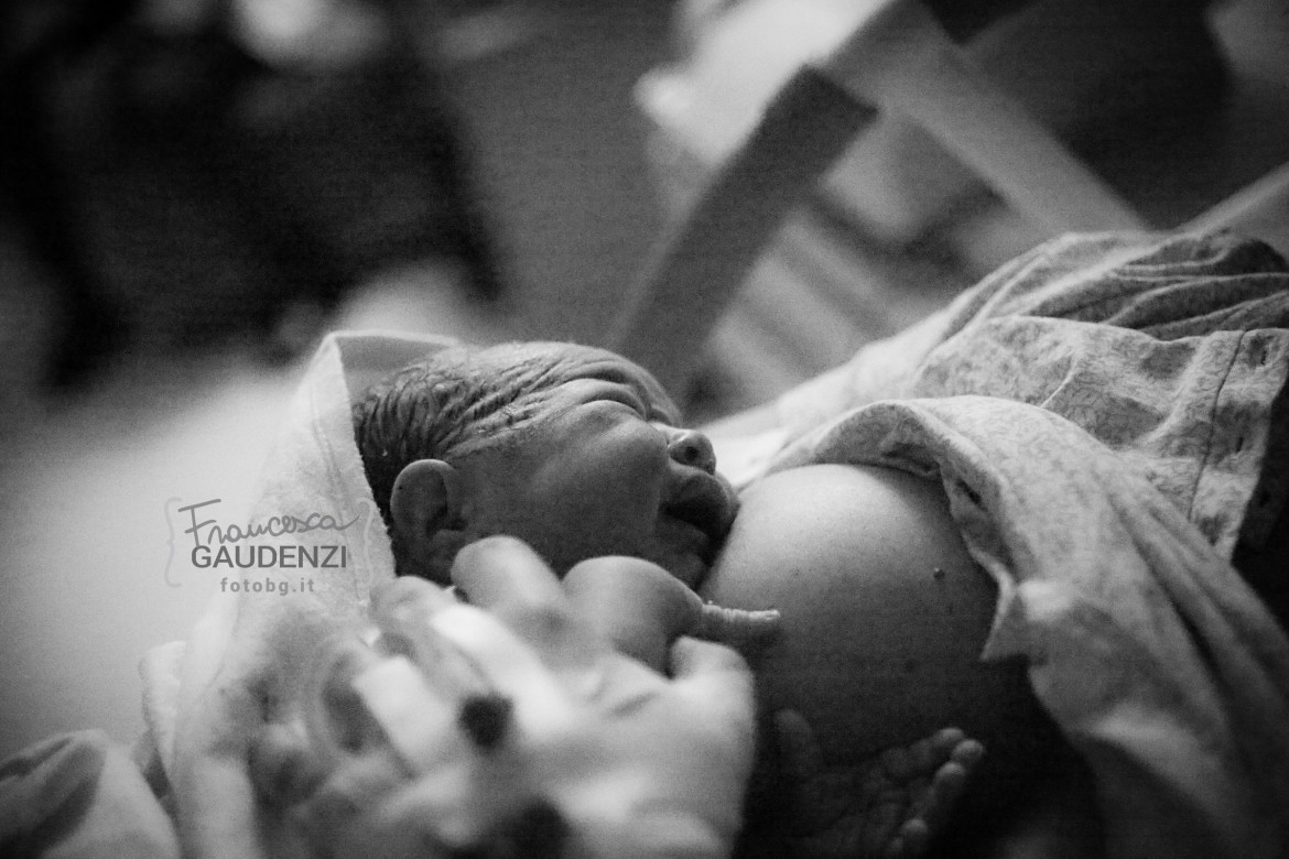 Il primo vagito di Marta al mondo