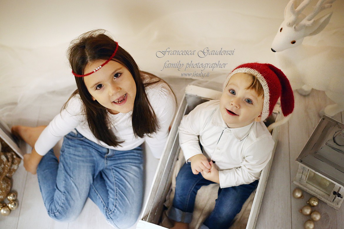 â€¦e anche a Natale con la sua cuginetta Mia.